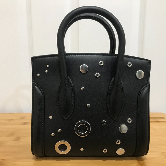 NWT ALEXANDER MCQUEEN Stud Mini Heroine 21 Satchel - Picture 3 of 8